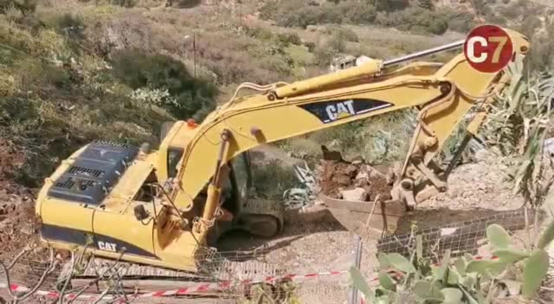 Arrancan las obras de reparación de la carretera en Las Goteras