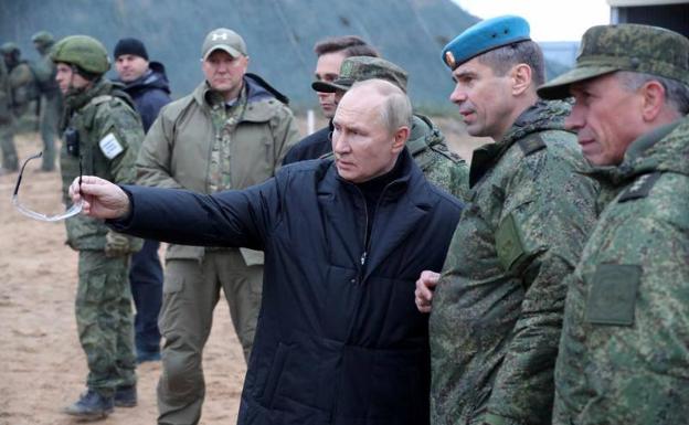 Vladímir Putin, este jueves en la región de Riazán./REUTERS