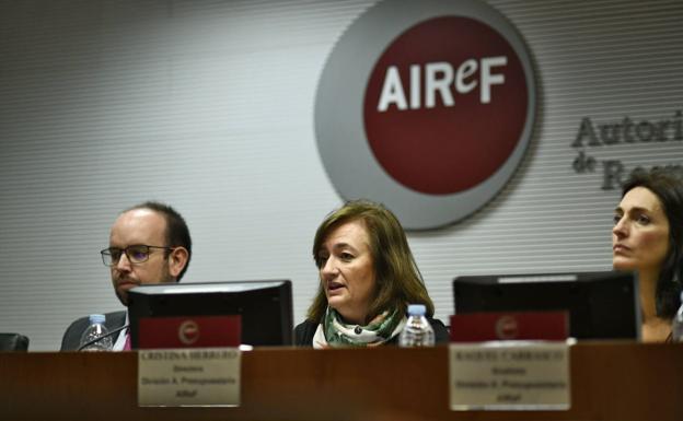 Cristina Herrero, president of Airef.