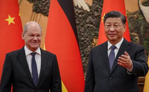 El canciller alemán, Olaf Sholz, se reunió este viernes con el presidente chino, Xi Jinping. 