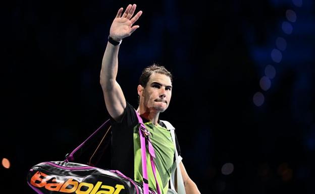 Rafa Nadal, tras su derrota ante Auger-Aliassime./Marco BERTORELLO / AFP