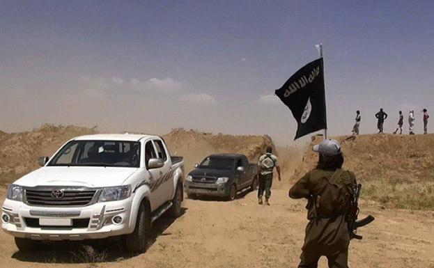 Miembros del Estado Islámico (ISIS) en Siria, en una imagen de 2014.