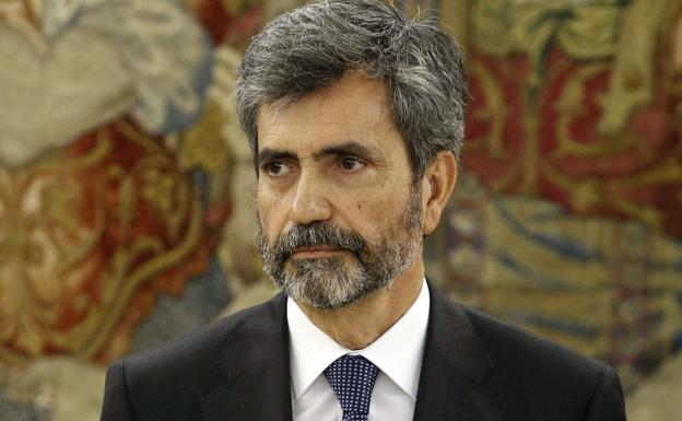 El nuevo presidente del Tribunal Supremo y del Consejo General del Poder Judicial (CGPJ), Carlos Lesmes.