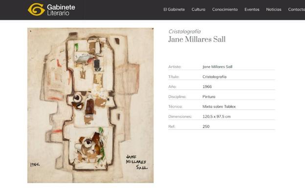 Una de las piezas de Jane Millares, que forma parte de esta colección. /c7