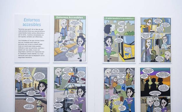 Un cómic dibujado por J. Morgan lleva la accesiblidad a los colegios ...